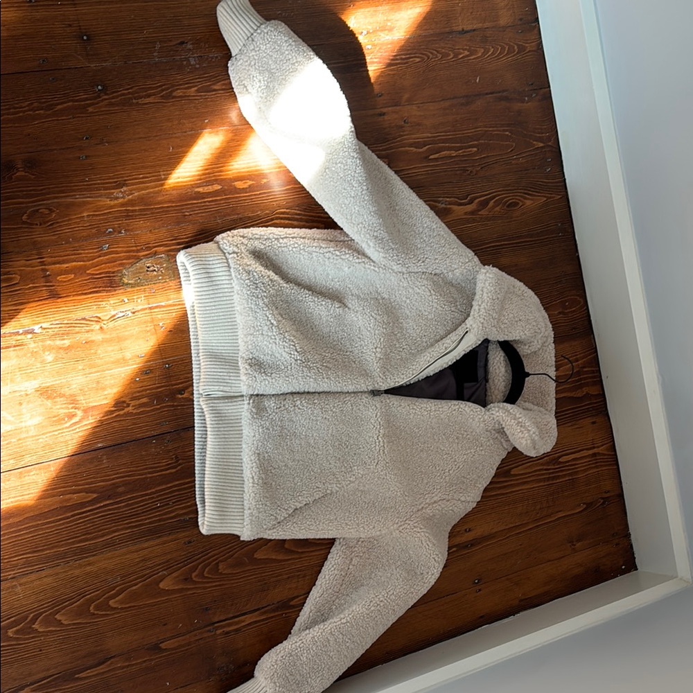 Banana Republic Cream Sherpa Jacket